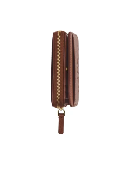 Portfel Marc Jacobs skórzany brązowy