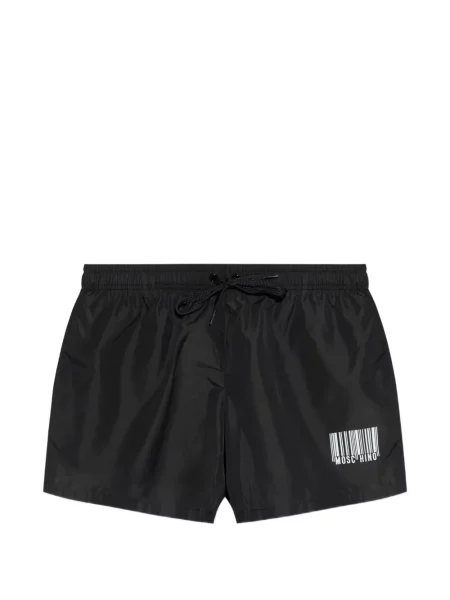 Slip de baie Moschino cu imagine negru