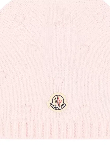 Dětské čepice Moncler Enfant růžový