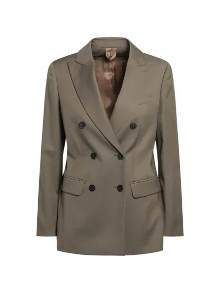 Sacou Max Mara cu două rânduri de nasturi maro