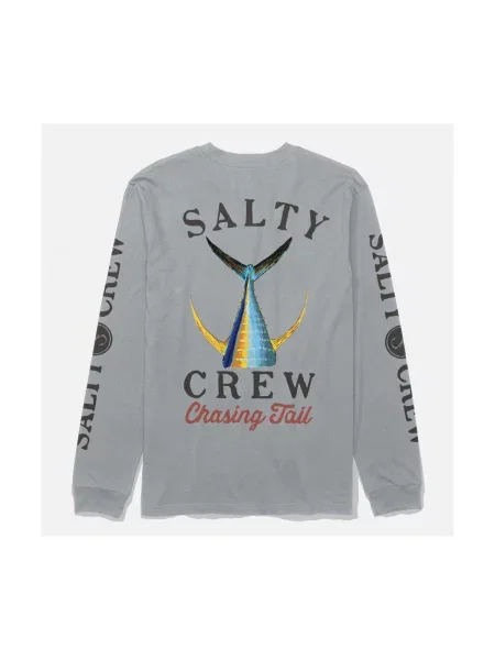 Tricou Salty Crew gri
