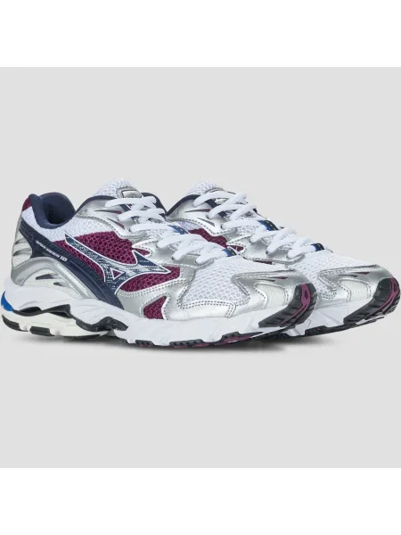 Topánky Mizuno Wave Rider 10 white/baritone blue/dark purple biela