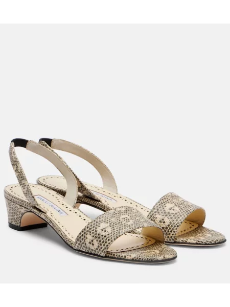 Sandale Manolo Blahnik din piele