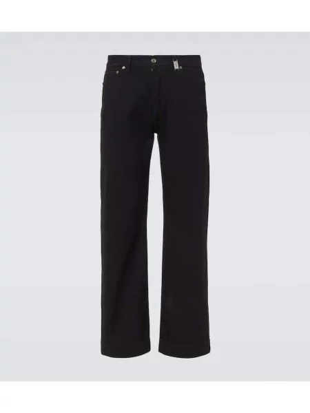 Široké džíny Alexander Mcqueen černé