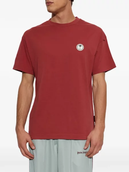 Tricou Palm Angels cu autograf roșu