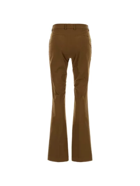 Pantaloni Pt Torino evazate maro
