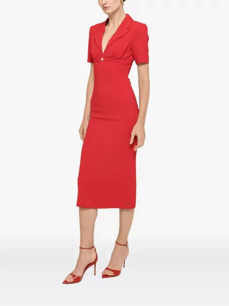 Rochie midi Nissa roșu