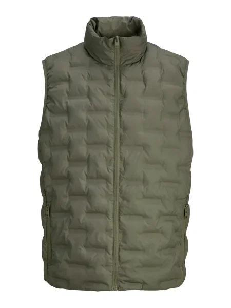 JACK & JONES Brezrokavnik JWHASTON oliva