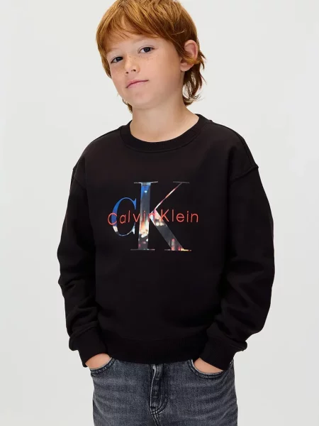 Calvin Klein Jeans Dětská mikina černá