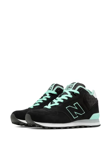 Суичър с качулка New Balance сиво