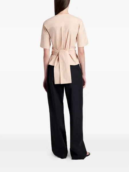 Bluză Proenza Schouler White Label cu decolteu în V alb