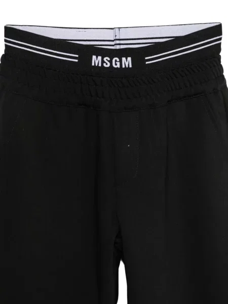 Spodnie dziecięce Msgm czarne