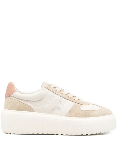 Sneakerși Hogan cu dungi cu platformă