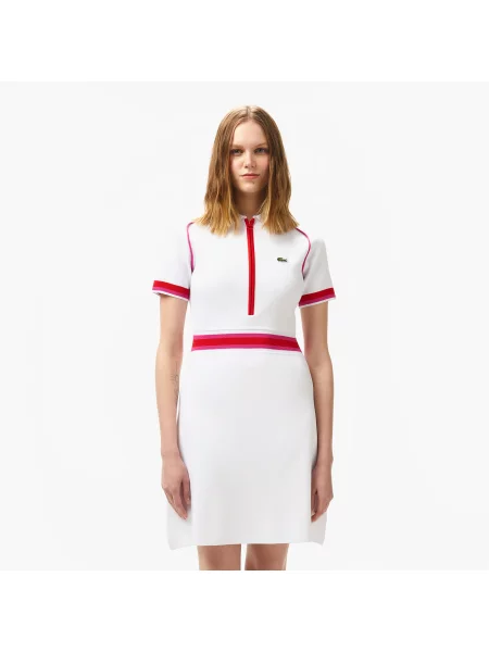 Классическое платье Lacoste белое