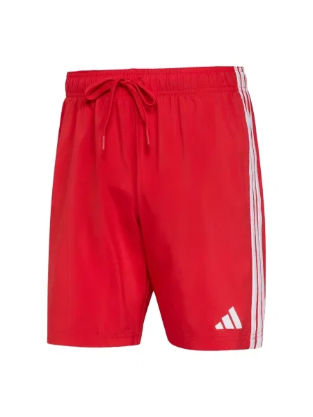ADIDAS SPORTSWEAR Pantaloni scurți apă 3 STRIPES SWIM SHORTS 8 roșu intens alb