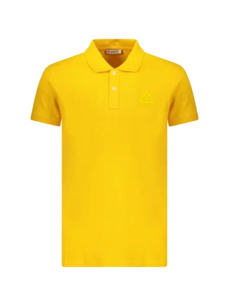 Tricou polo Iceberg cu autograf galben