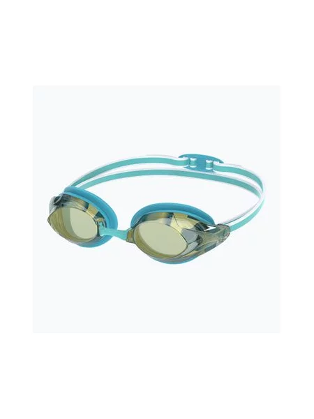 Дзеркальні окуляри для плавання Speedo Vanquisher з ґудзиком/целесткою/золотим дзеркалом