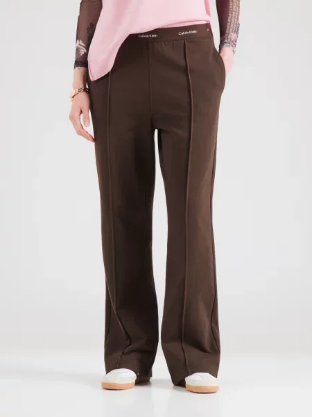Calvin Klein Jeans Pantaloni închis maro