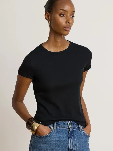 Lauren Ralph Lauren tricou pentru femei din negru