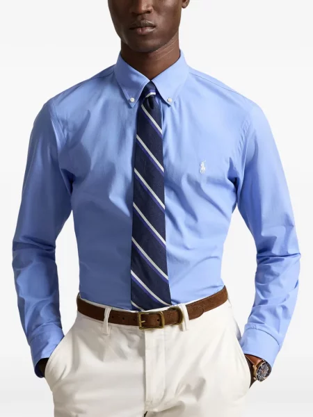 Pulover Polo Ralph Lauren cu broderie albastru