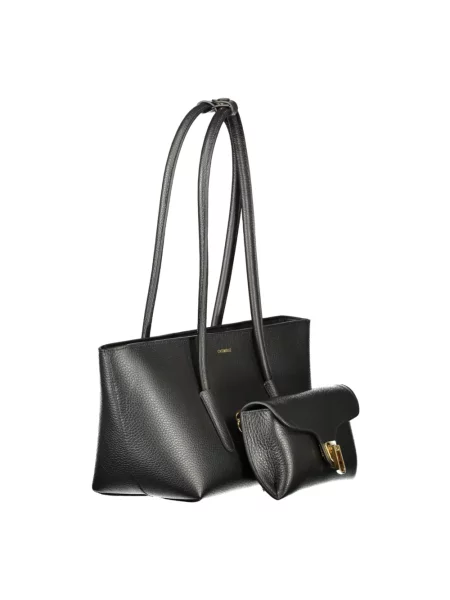 Coccinelle Torba Na Ramię Double Beat schwarz czarna