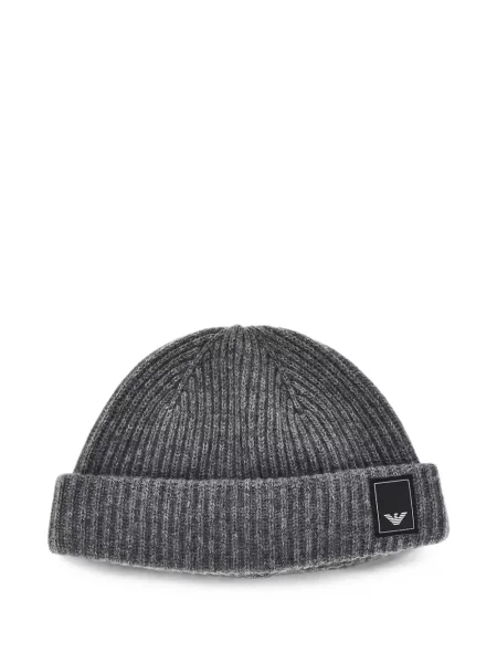 Căciulă Emporio Armani tricotate gri