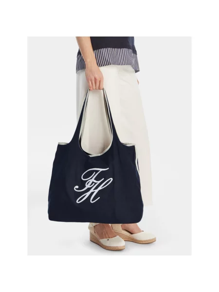 Torebka Tommy Hilfiger niebieska