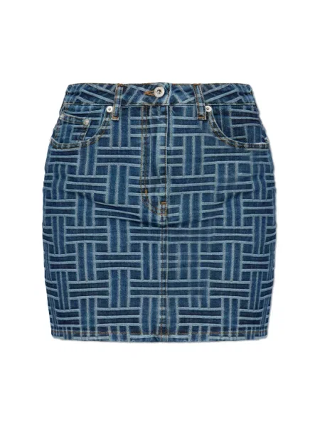 Spódnica jeansowa Kenzo niebieska