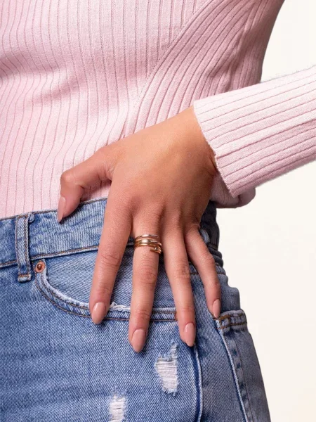 Ariane Ernst Prsten Spiral Ring zlatá