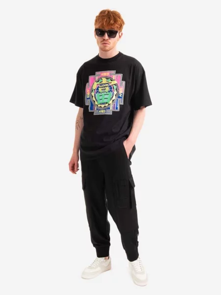 Aries t-shirt Gong Temple SS Tee czarna