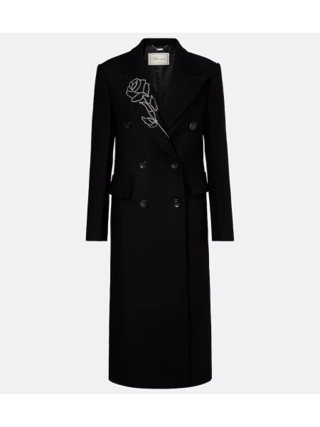 Palton Blumarine de lână negru