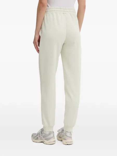 Stras pantaloni Guess alergare cu cordon verde