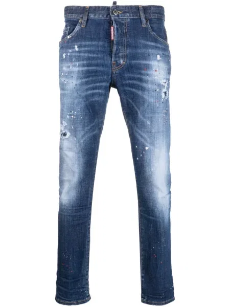 Skinny fit traperice Dsquared2 plava