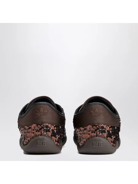 Sneakersy Adidas z cekinami brązowe