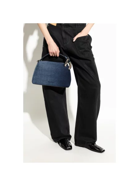 JW Anderson torebka The Jwa Corner granatowy niebieska