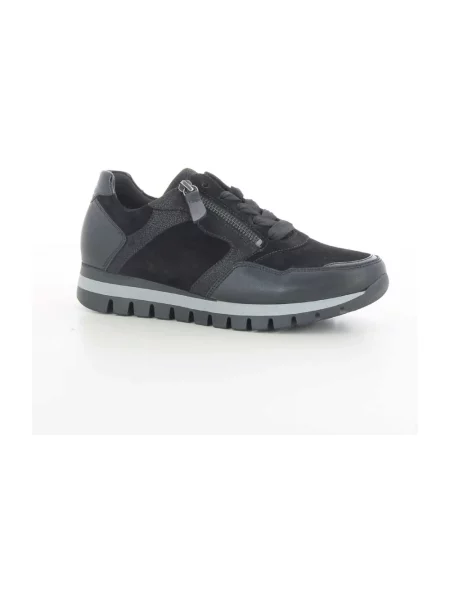 Sneakersy Gabor skórzane czarne