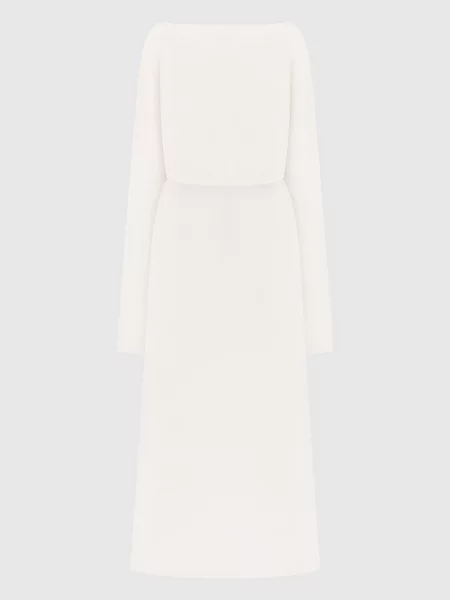 Шелковое платье Jacob Lee бежевое