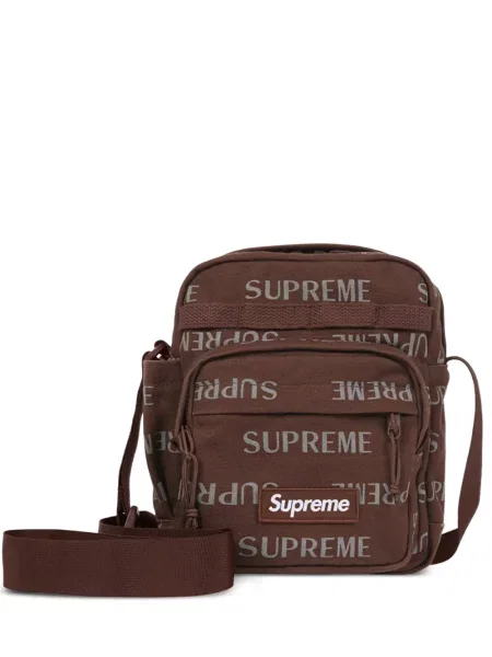 Geantă Supreme cu imagine maro