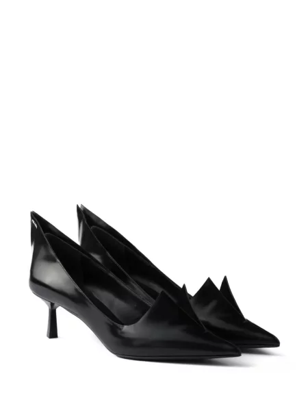 Pantofi cu toc Prada din piele negru