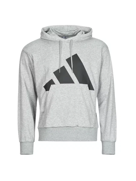 Frotir pulover Adidas črna