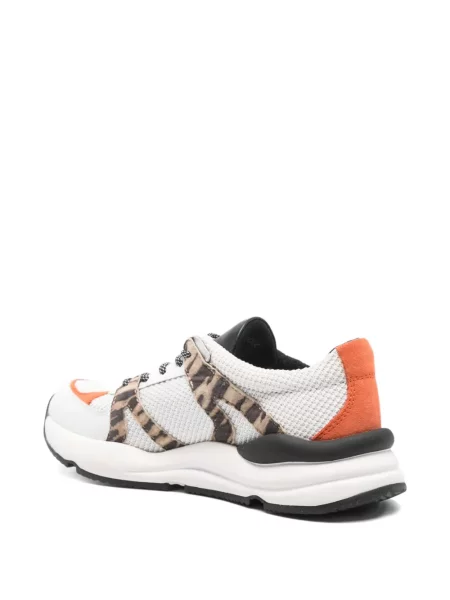 Sneakerși Geox cu imagine alb