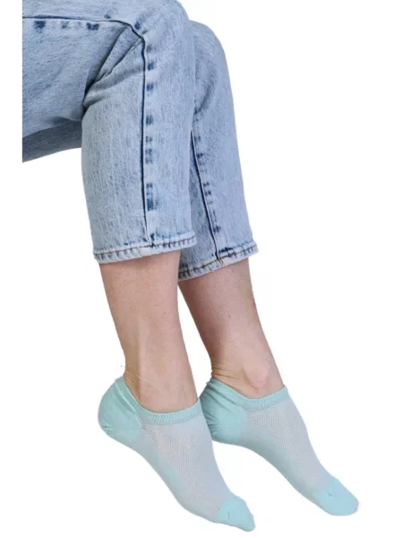 Sokisahtel Șosete RONJA low-cut cotton socks' albastru