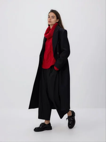 Reserved Водолазка з додаванням вовни червоний