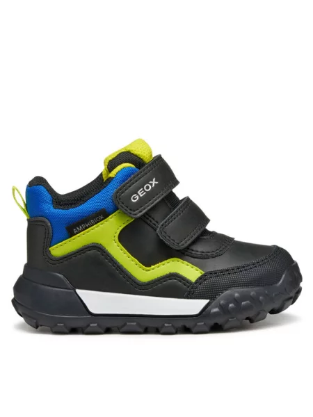 Gumijasti škornji Geox črna