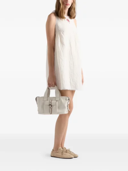 Geantă shopper Prada din piele