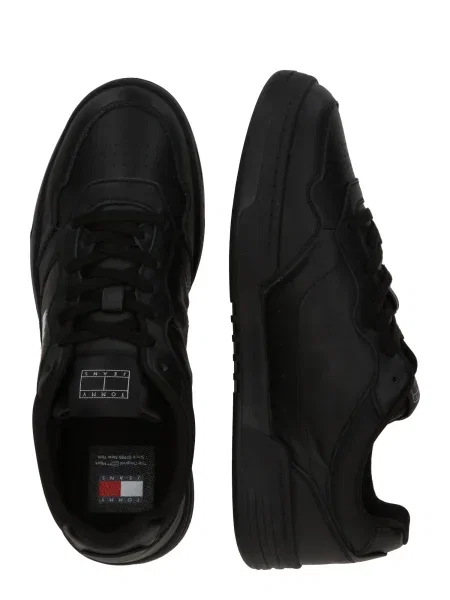 Pánske topánky Tommy Jeans Cupsole Leather Ess black čierna