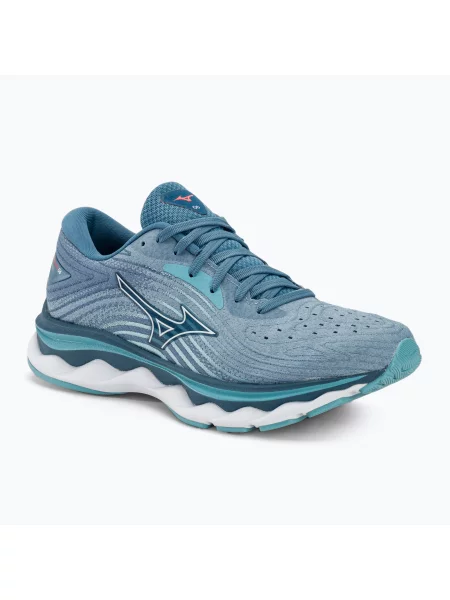 Дамски обувки за бягане Mizuno Wave Sky 6 blue shadow/white/milky blue бяло