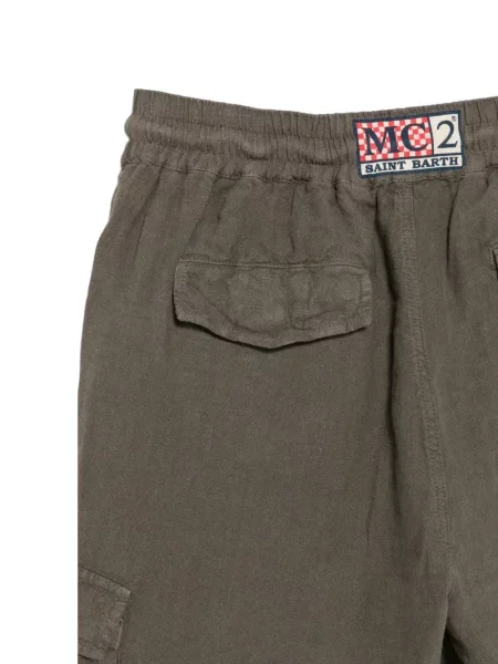 Pantaloni scurți cargo Mc2 Saint Barth cu cordon verde