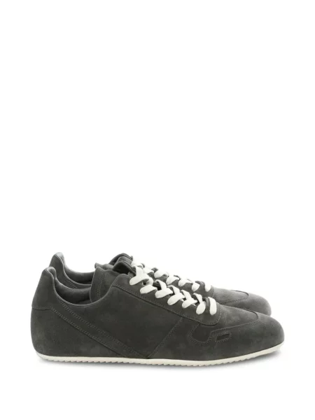 Sneakerși Rick Owens cu șireturi din dantelă verde