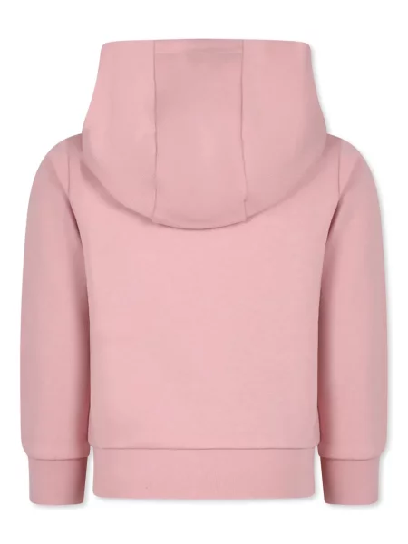 Bluza z kapturem dziecięca Moncler Enfant różowa